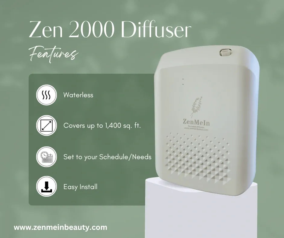 Zen 2000 Living Room Diffuser + 120 ml fragrance of your choice!