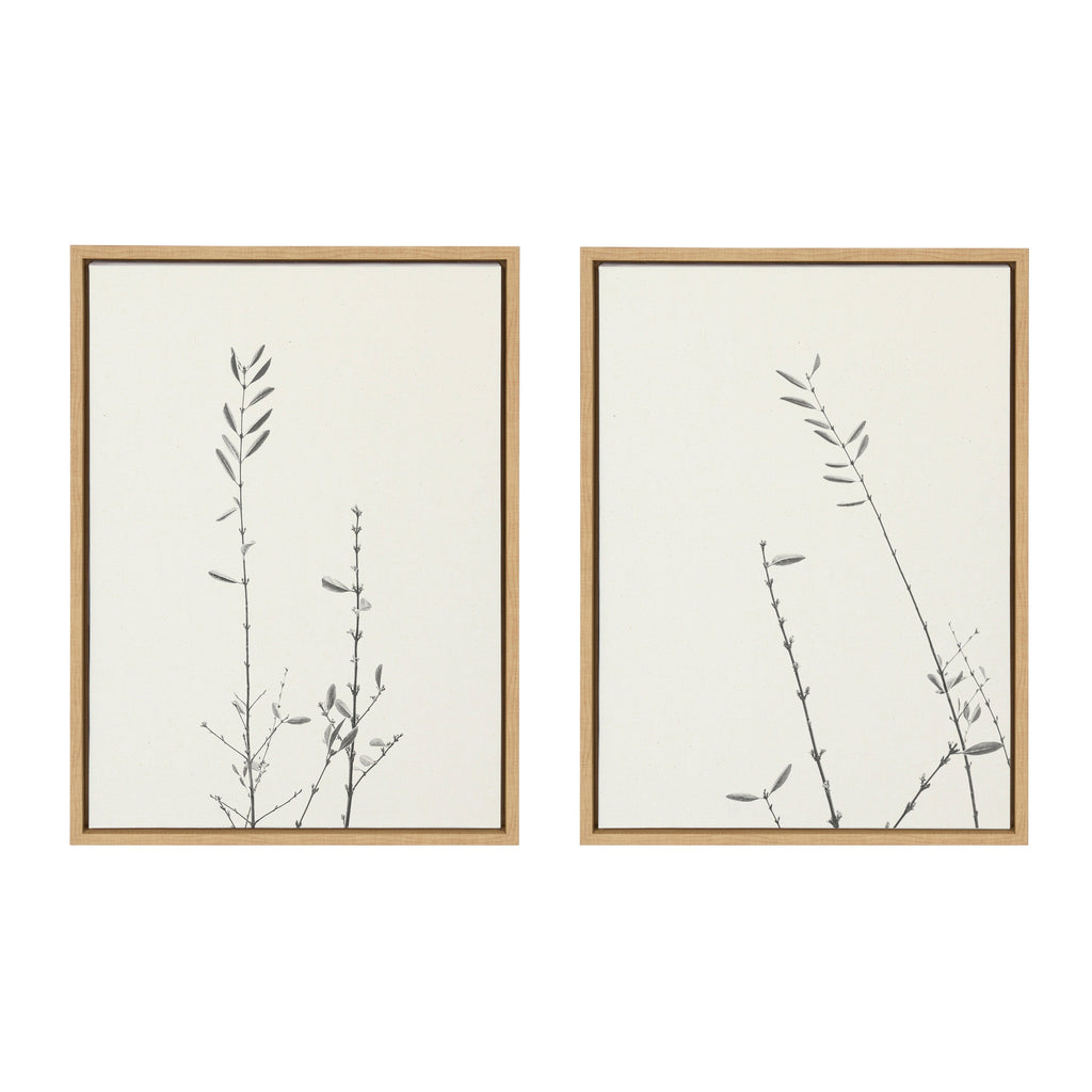 Sylvie Retro Tennessee Botanicals Framed Canvas by Stephanie Klatt