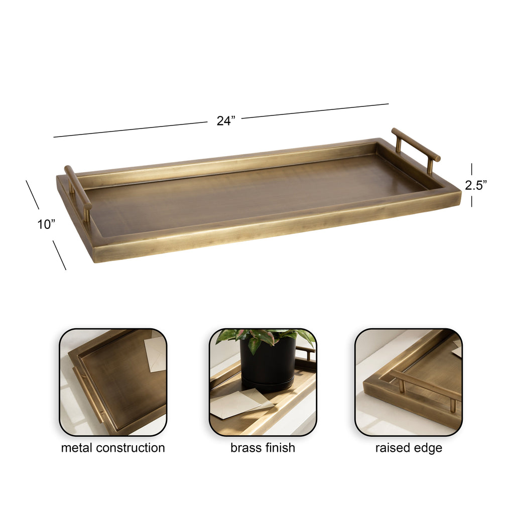 Halsey Rectangle Decorative Tray